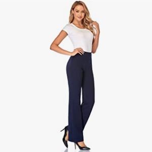 Women's High Waist Stretchy Bootcut Dress Pants